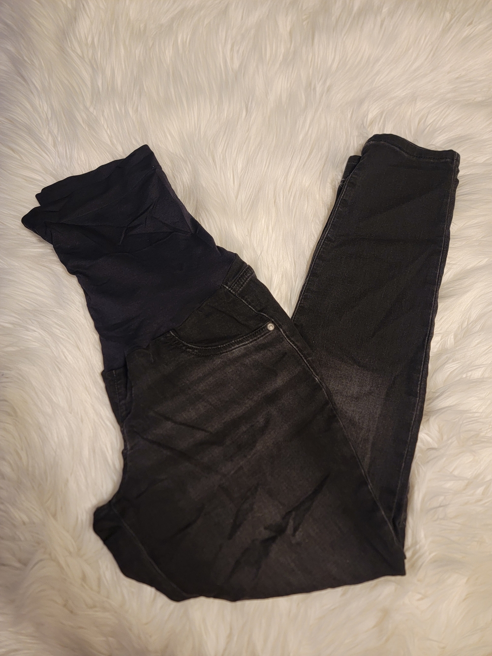 Sonoma Black Maternity Jeggings with Support Panel